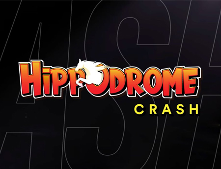 Banner featuring Hippodrome Crash by LiveGames, a thrilling crash game with horse racing themes and high multipliers.