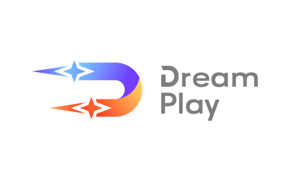 Logotipo da DreamPlay representando a identidade visual oficial do fornecedor inovador de iGaming