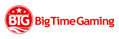 Logo de Big Time Gaming, líder en el desarrollo de tragamonedas con mecánicas únicas