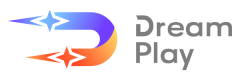 Logotipo de DreamPlay que representa la identidad visual oficial del proveedor innovador de iGaming