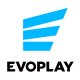 Logo de Evoplay, estudio de desarrollo de iGaming reconocido por su innovación en juegos y tecnologías avanzadas