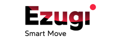 Ezugi logo, proveedor de software de crupieres en vivo con estudios internacionales de alta calidad