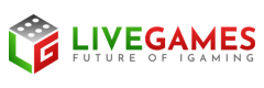 LiveGames - Official Logo Logo of LiveGames, showcasing their expertise in live casino gaming and interactive live dealer experiences.