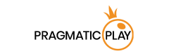 Logo da Pragmatic Play, desenvolvedora de jogos de cassino, incluindo slots, jogos ao vivo, bingo e mais, com inovação e alta qualidade.