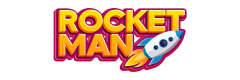 Logo de Rocket Man, un emocionante juego de Crash de Elbet en la industria iGaming
