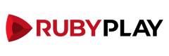 Logo de RubyPlay, conocido por sus juegos de tragamonedas y mesa en la industria iGaming