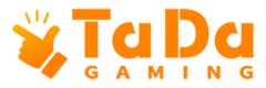 Logo de TaDa Gaming, conocido por su enfoque innovador en juegos de casino, que incluye tragamonedas, juegos de pesca interactivos y juegos de crash.