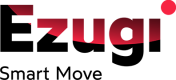 Ezugi - Official Logo Logo of Ezugi, emphasizing their expertise in live dealer casino games and cutting-edge streaming technology.