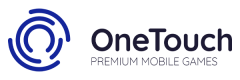 OneTouch - Official Logo Logo of OneTouch, reflecting their focus on creating high-quality and engaging mobile casino games.