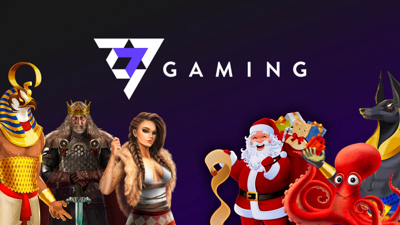 Banner de 7777 Gaming, destacando sus juegos icónicos con gráficos vibrantes y mecánicas emocionantes para una experiencia de iGaming inolvidable.