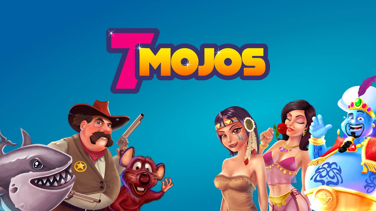 Imagem dos jogos da 7Mojos - Slots, Blackjack, Baccarat e mais jogos de cassino ao vivo.