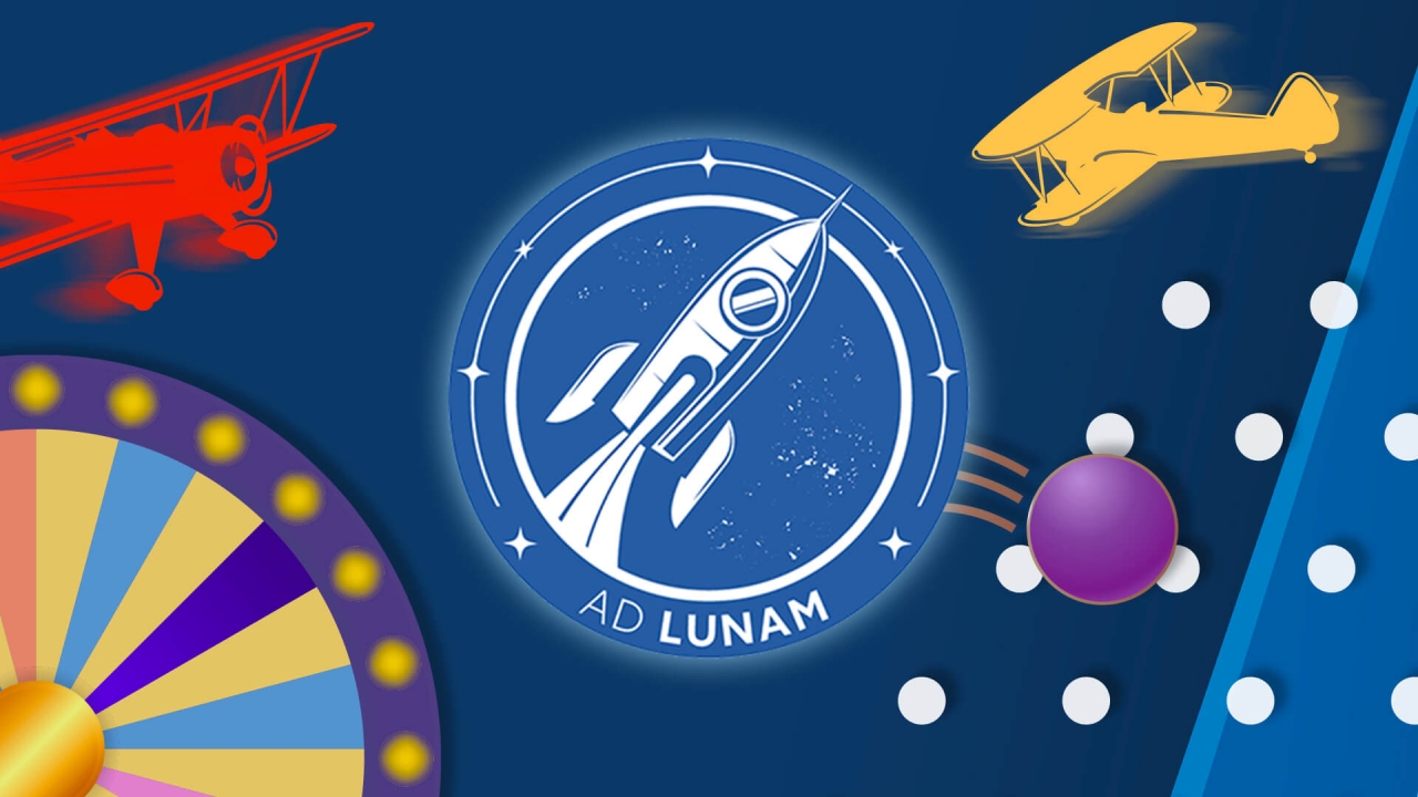 Banner con juegos populares de AdLunam, proveedor líder de iGaming