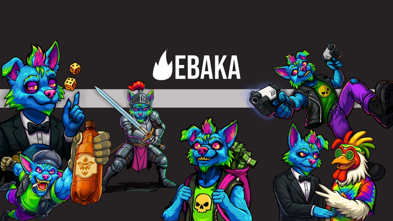 Banner promocional de Ebaka Games en la biblioteca de proveedores del Agregador de Juegos de Timeless Tech