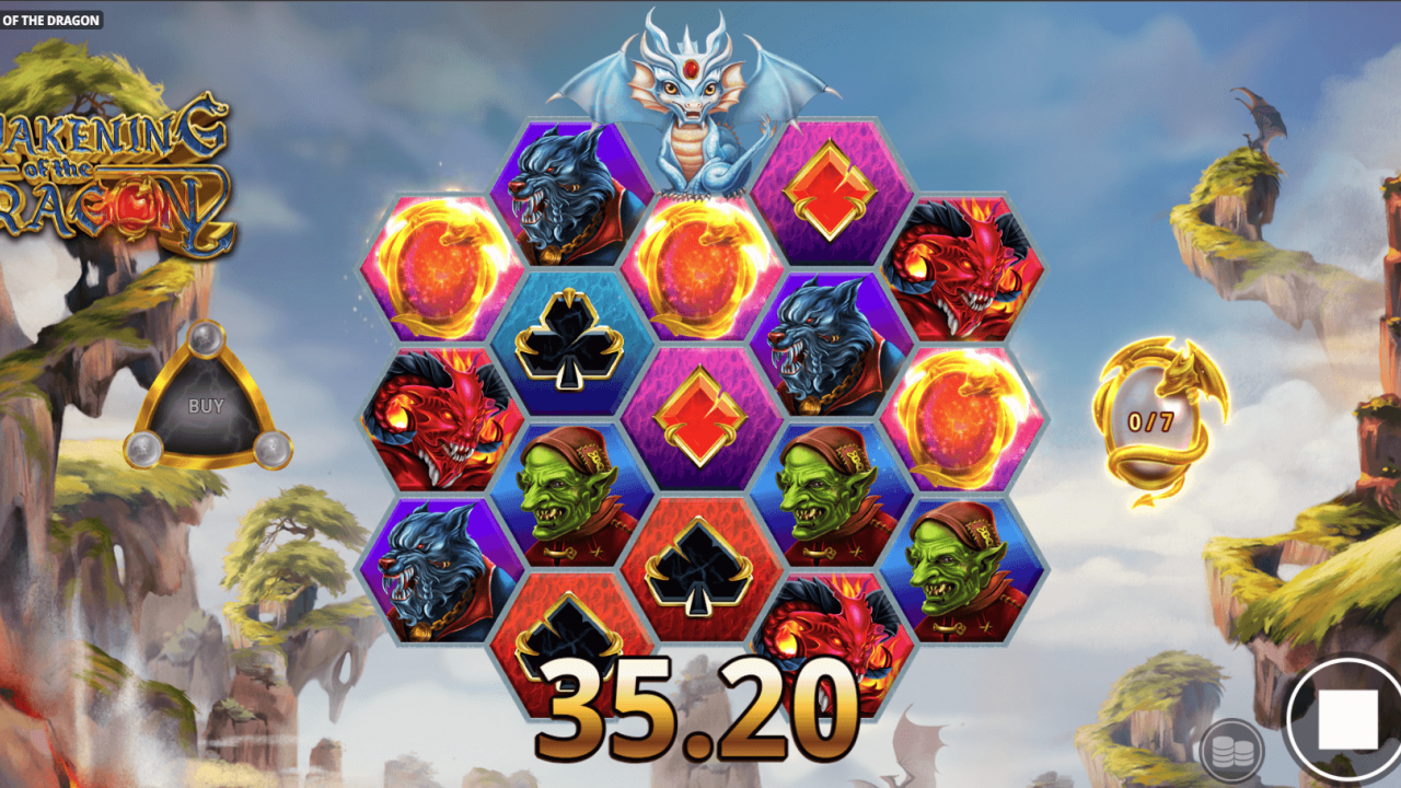 Trigger screen for Free Spins Feature when 3 SCATTER symbols appear.