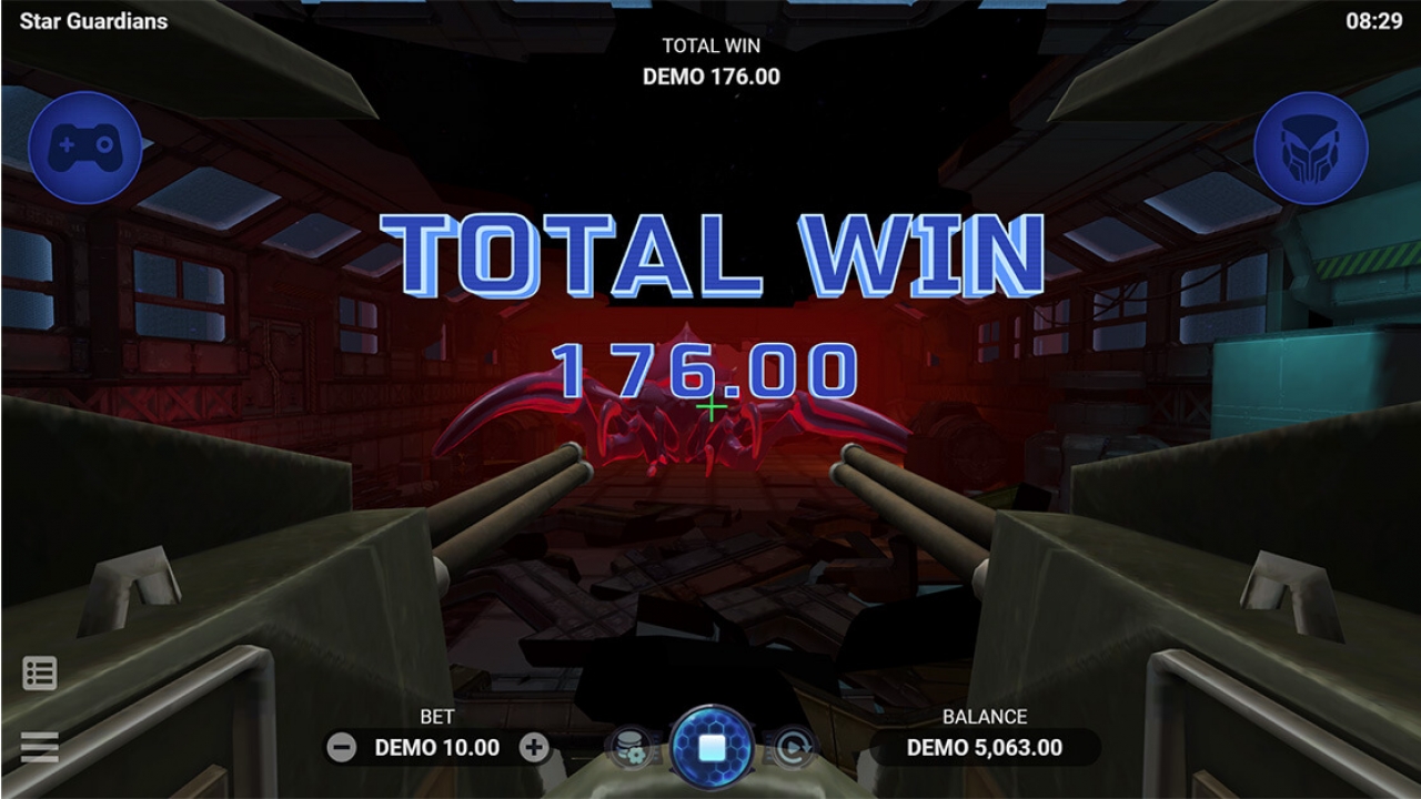 Big win moment in the Star Guardians bonus game by Evoplay, a thrilling addition to iGaming and online casino platforms.