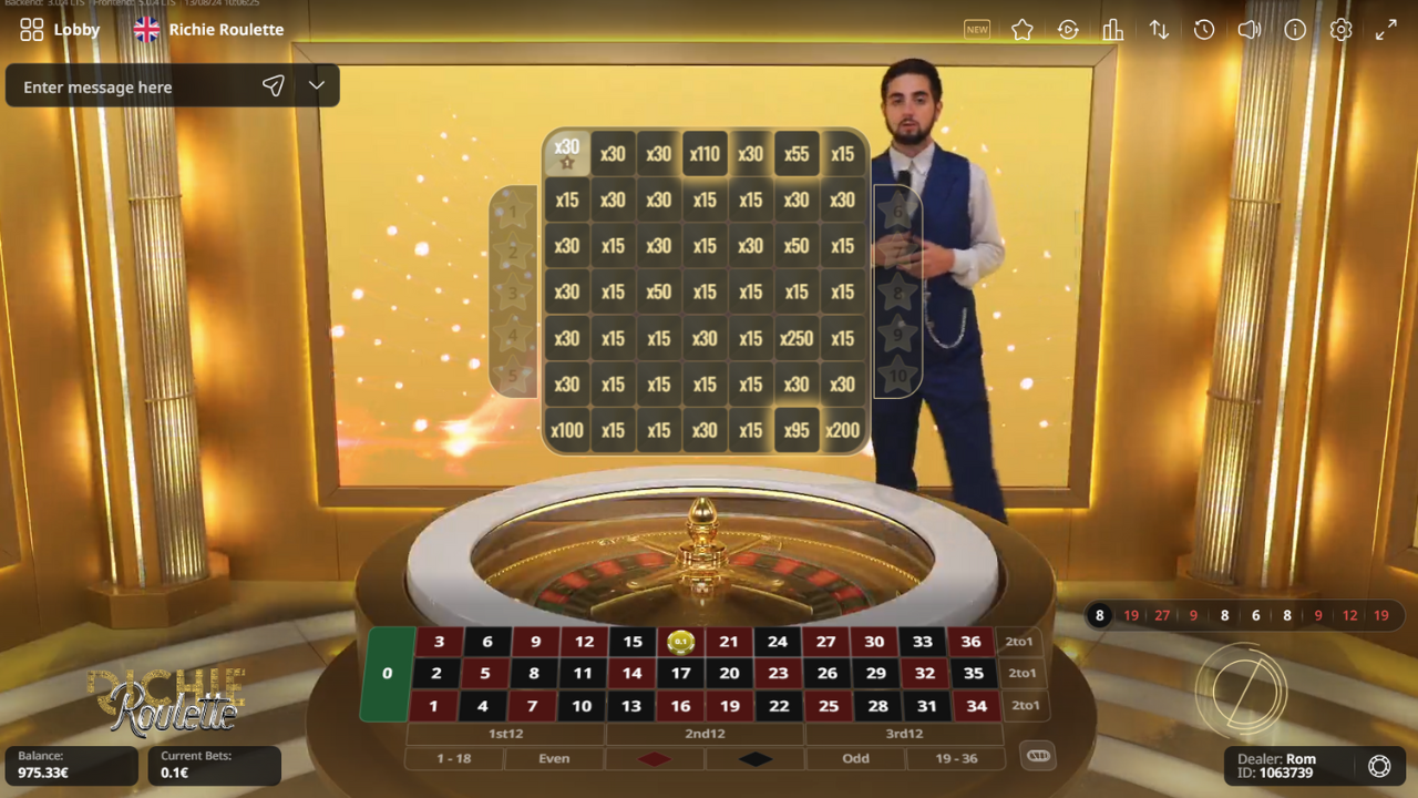 Screenshot showcasing the Free STAR chance feature in Richie Roulette by CreedRoomz, offering extra opportunities to win big.