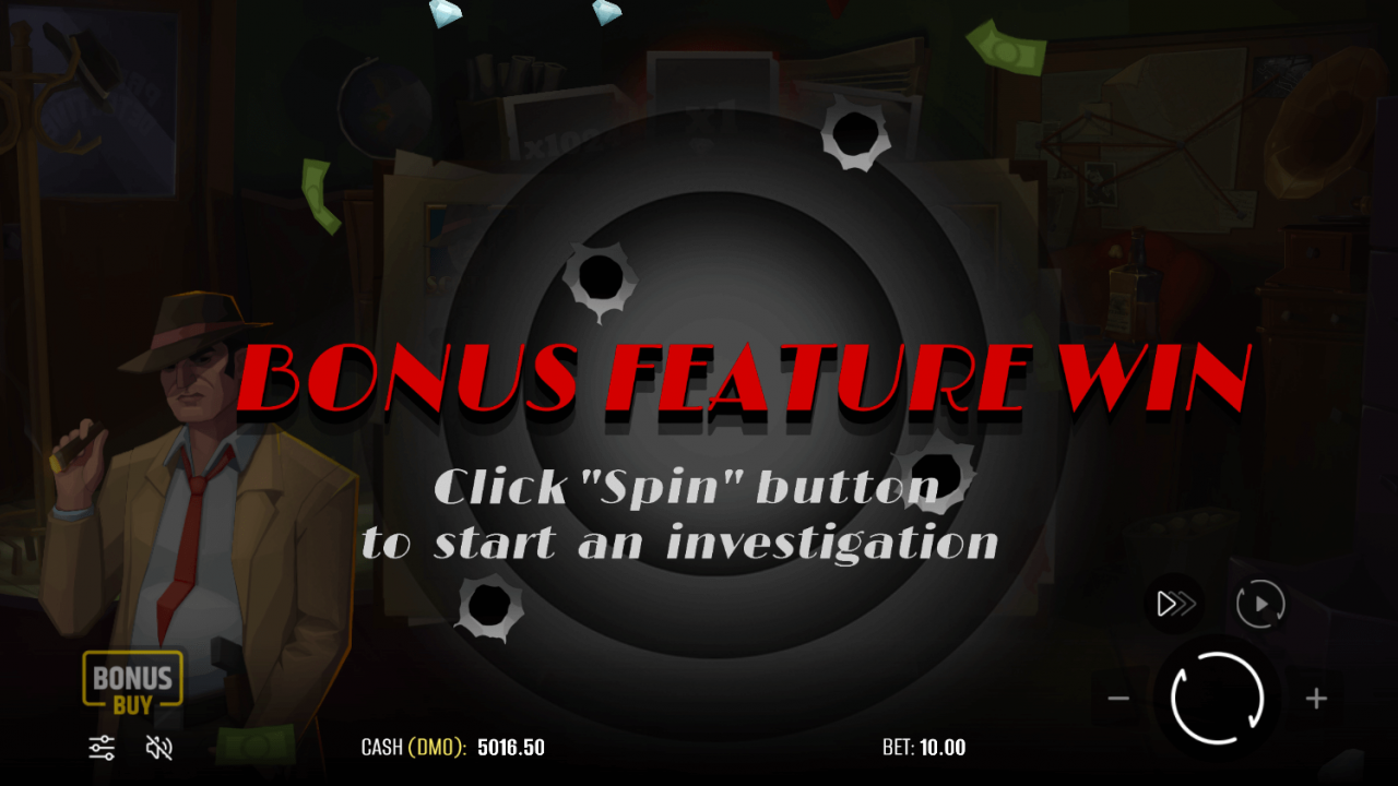 The Red Widow - Bonus Feature Screen The Red Widow slot showing bonus feature screen with winning combinations, highlighting key iGaming mechanics.