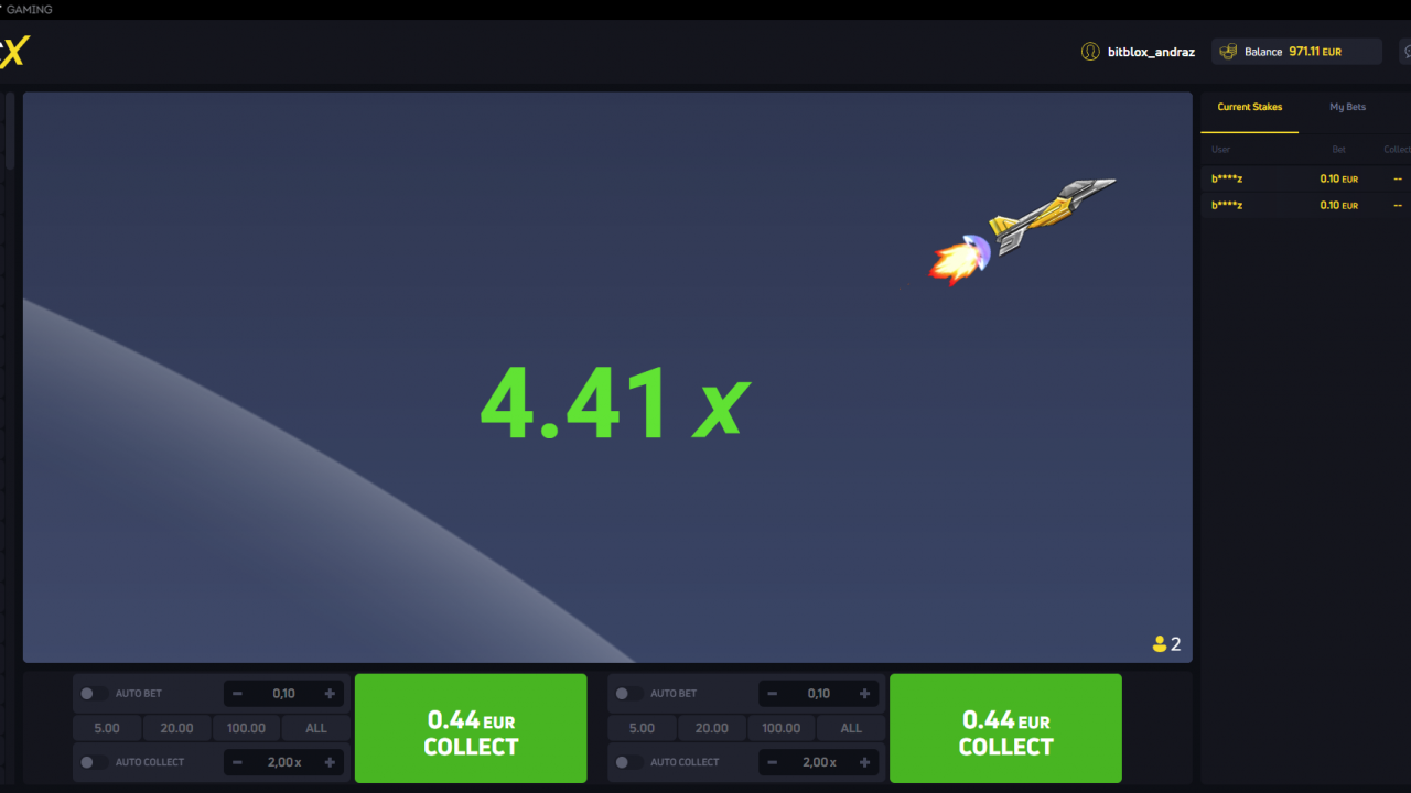 JetX base game flying phase, where the jet soars through the sky, part of SmartSoft's crash game.