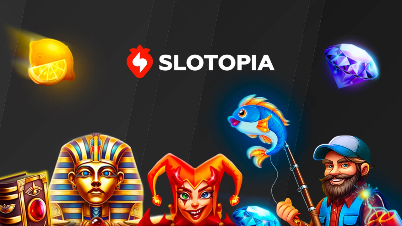 Banner de Slotopia, mostrando su enfoque innovador en las tragamonedas clásicas con características modernas