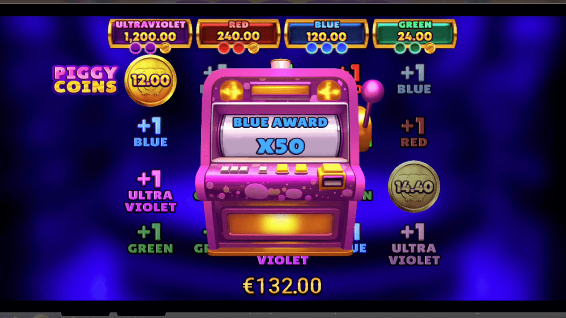 Premios del Bono Pick’em – Premio Verde Los jugadores revelan un Premio Verde de 10x en el Bono Pick’em de Piggy Coins de Amigo Gaming.