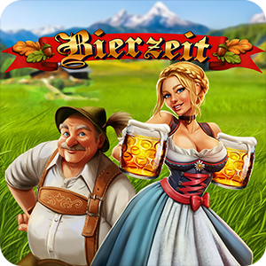 Bavarian-themed slot with colorful bonus features
