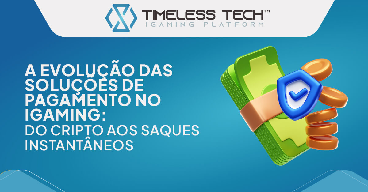 A evolução dos métodos de pagamento no iGaming, incluindo transações com criptomoedas, saques instantâneos e segurança blockchain.