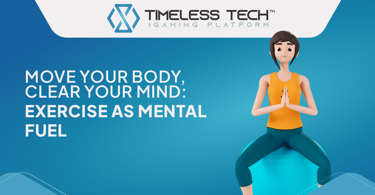 Pessoa se alongando na mesa durante uma pausa no trabalho