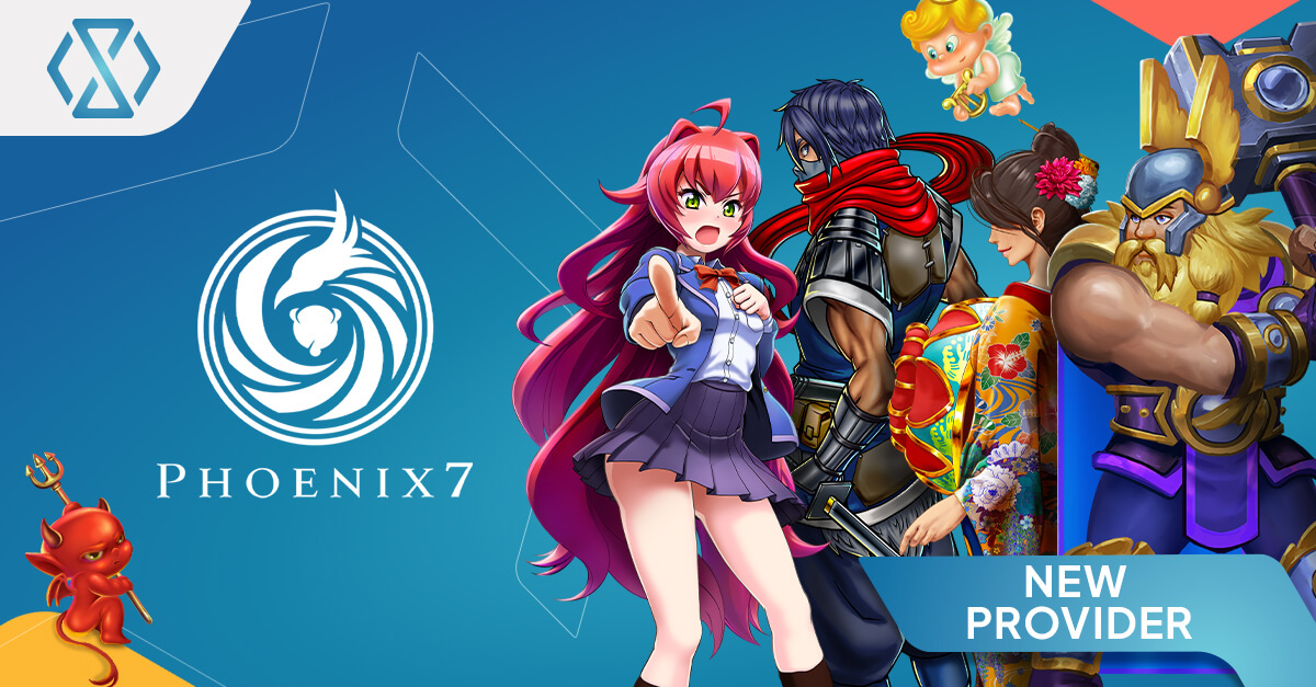 Banner showcasing PHOENIX 7 joining Timeless Tech with East-meets-West slots