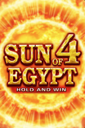 Thumbnail highlighting Sun of Egypt 4, featuring the Super Bonus Game, Boost Feature, Enhanced Multiplier, and the Royal Jackpot.