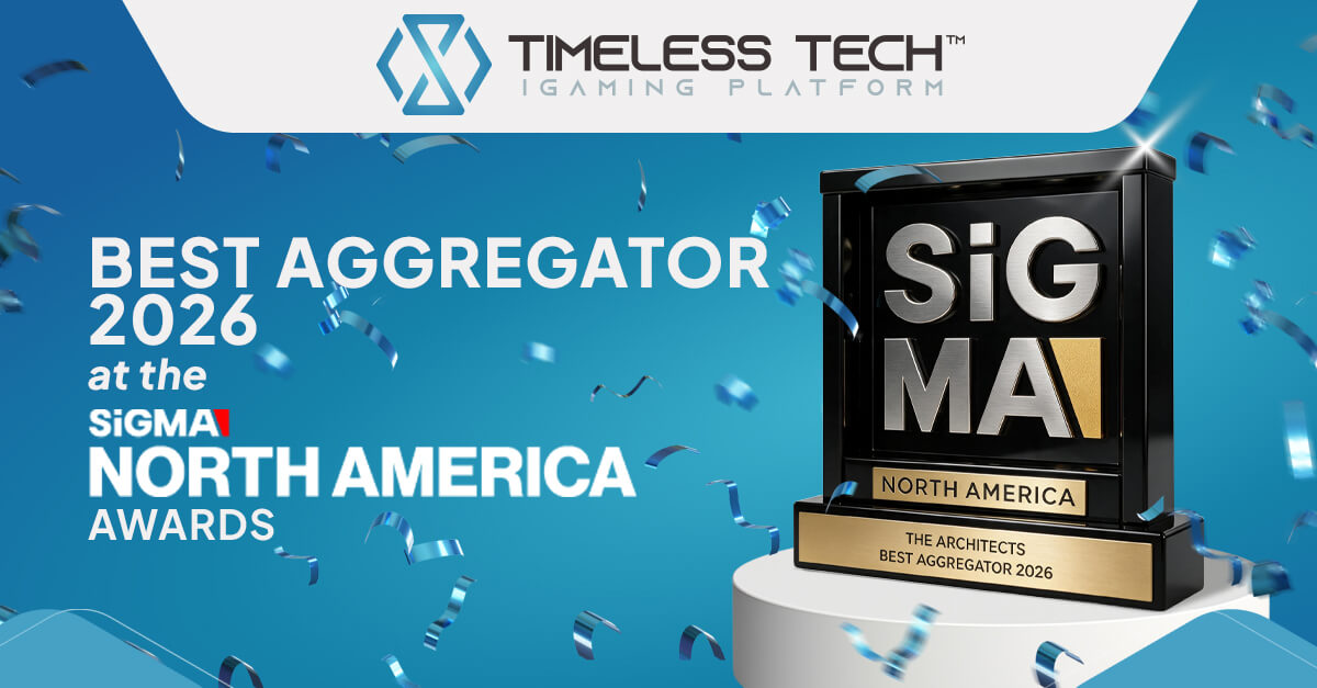 Timeless Tech – Best Aggregator 2026 | SiGMA North America Awards Timeless Tech gana el premio Best Aggregator 2026 en los SiGMA North America Awards de Ciudad de México