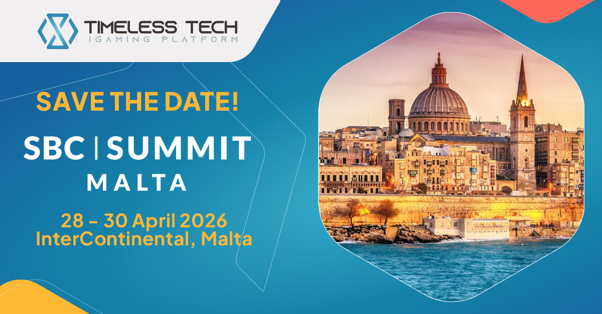 SBC Summit Malta 2026 Timeless Tech Timeless Tech to Attend SBC Summit Malta 2026