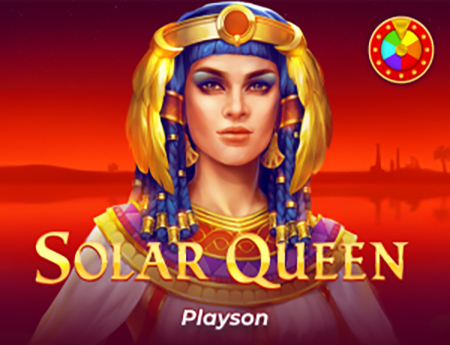Solar Queen Game Thumbnail - Egyptian-themed slot with flaming wilds