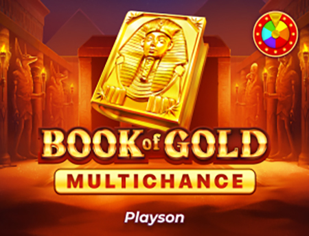 Book of Gold Multichance Game Thumbnail - Ancient Egypt treasures and expanding symbols
